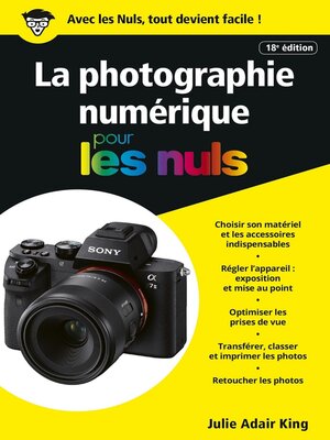 cover image of La photographie numérique pour les Nuls poche, 18e